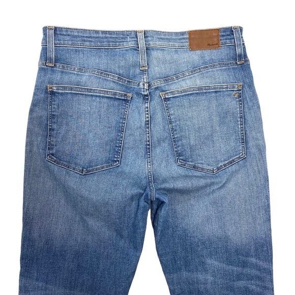 MADEWELL Curvy High-Rise Skinny Jeans Drop Step-Hem Edition Size 31 Style J9409 - Picture 5 of 9